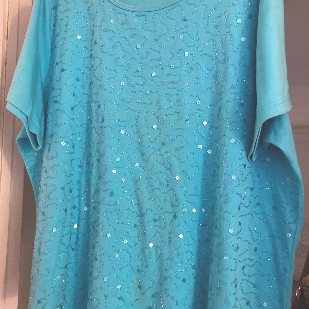 Blue Sparkles Top